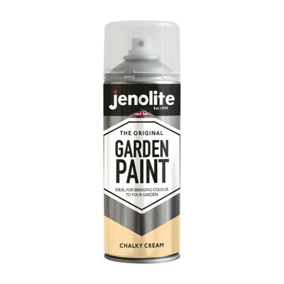Jenolite Multi-Surface Garden Furniture PaintChalky Cream400Ml Spray Can3-Pack from B&Q