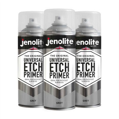 Jenolite Universal Etch PrimerGrey400Ml3-Pack from B&Q