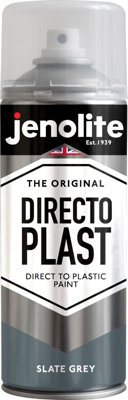 Jenolite Directoplast Multi-Surface PaintSlate Grey Gloss400Ml Spray Can from B&Q