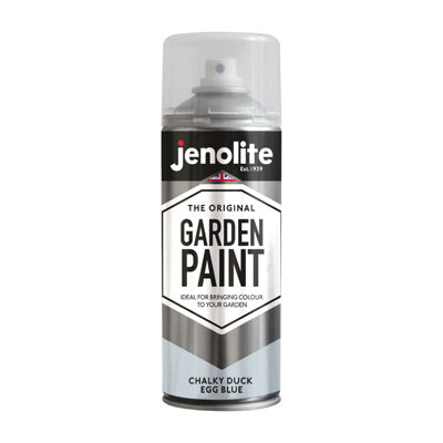 Jenolite Multi-Surface Garden Furniture PaintChalky Duck Egg Blue400Ml Spray Can from B&Q