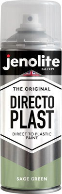 Jenolite Directoplast Multi-Surface PaintSage Green Gloss400Ml Spray Can3-Pack from B&Q