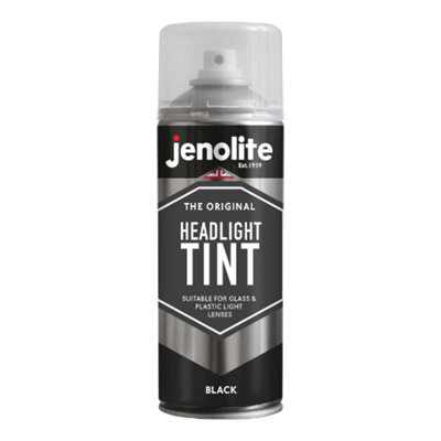 Jenolite Lens Lacquer Headlight Tint PaintBlack400Ml Spray Can from B&Q