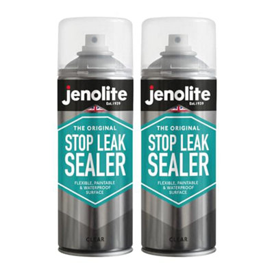 Jenolite Stop Leak Waterproof Sealer SprayClear400Ml (2 Pack) from B&Q