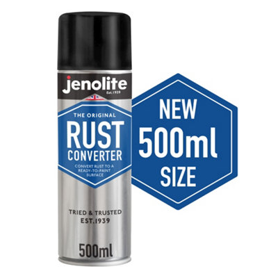 Jenolite Rust Converter Epoxy Based Rust Treatment. Fast Acting & Self Priming 500Ml B&Q