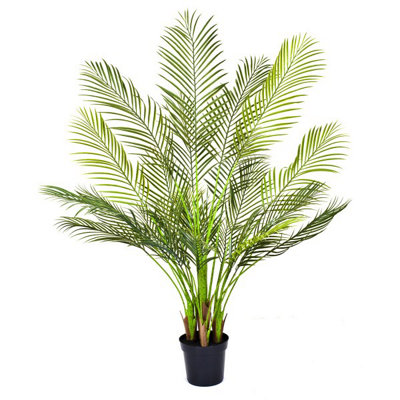 GreenBrokers Artificial 150Cm Premium Quality Areca Palm Tree In Pot from B&Q