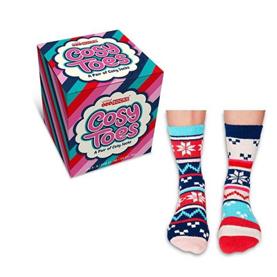 B&Q -  United Oddsocks Cosy Toes SocksSnow