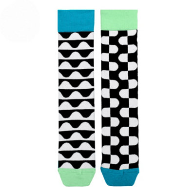 United Oddsocks Mens Retro  Novelty Patterned Socks from B&Q