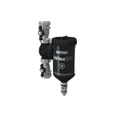 Sentinel Eliminator Vortex 500 22mm Filter With Valves Elimv500-Grp22-Gb from B&Q