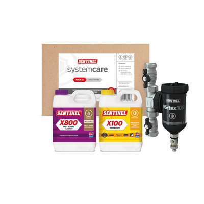 Sentinel Systemcare Pack D Vortex 250 Integrated Valve 22mm Syscarevortex-D-Sw from B&Q