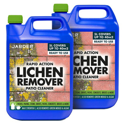 Jarder Rapid Action Lichen Remover And Patio Cleaner 2 X 5L