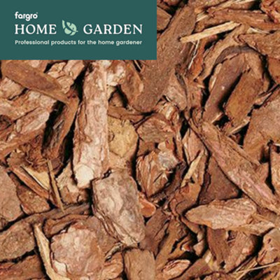 Fargro Melcourt Bark Nuggets™ Premium Pine Bark Large Chips 15-65mm60L Bag from B&Q