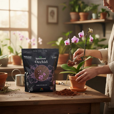 Melcourt Sylvagrow Orchid Bark 5L Bag from B&Q