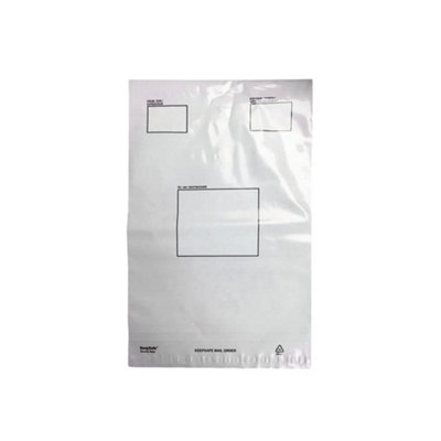 Home Secure Gosecure Strong Polythene Mailing Bag 235X320mm Opaque (Pack Of 100) Hf20209 from B&Q