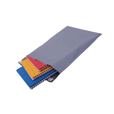 B&Q -  Gosecure Polythene Mailing Bag 235X320mm Opaque Grey (Pack Of 500) Hf20220