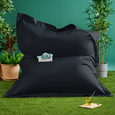 Icon Bazaar Bag Giant Indoor Outdoor Bean Bag Lounger Black