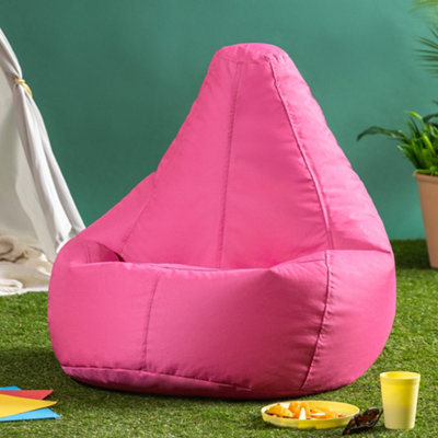 Icon Kids Dalton High Back Bean Bag Indoor Outdoor Pink from B&Q