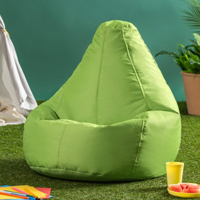 Icon Kids Dalton High Back Bean Bag Indoor Outdoor Lime from B&Q