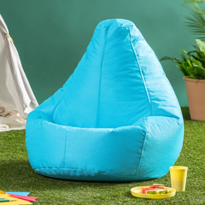 Icon Kids Dalton High Back Bean Bag Indoor Outdoor Aqua from B&Q