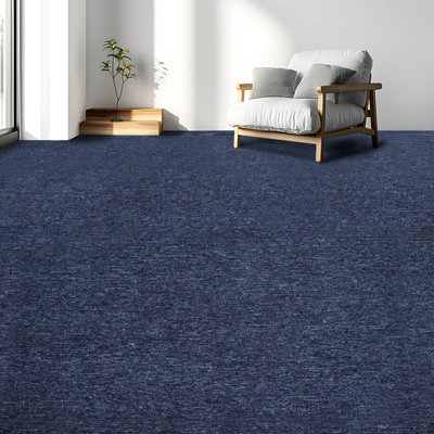 Actiasmat Carpet Tiles Heavy Duty 20Pcs 5Sqm In Blue Commercial Office Home Shop Retail Flooring from B&Q