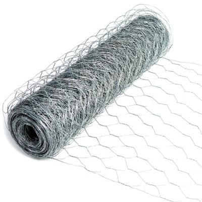 Actiaspet Galvanised Chicken Wire/mesh Fencing For Rabbit Fence Pet Garden 50mm X 120Cm X 50M (22G) from B&Q