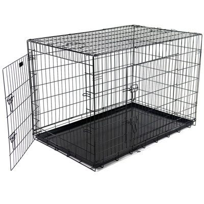 B&Q -  42Inch Heavy Duty Black Dog Cage