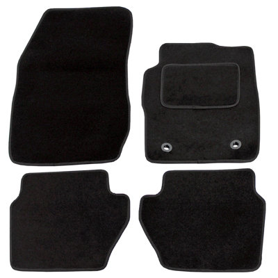 Actiasmat For Ford Fiesta Car Floor Mats Mk7 2009-2011 Tailored Carpet 4Pc Set Oval Clip from B&Q