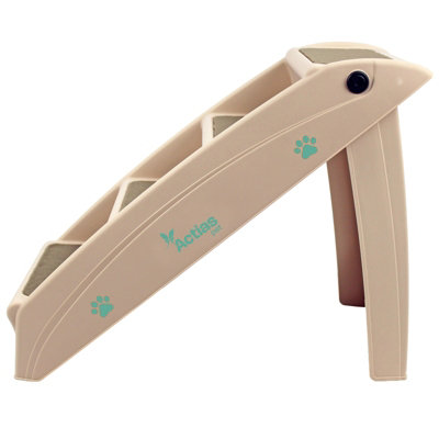Actiaspet Lightweight Folding Pet Stairs Beige from B&Q