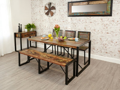 Baumhaus Urban Chic 90Cm X 180Cm Dining Table from B&Q