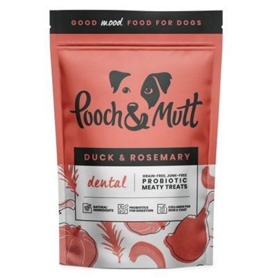 Pooch & Mutt Duck & Rosemary Probiotic Meaty Treats for Dental Health 120g - Image 7