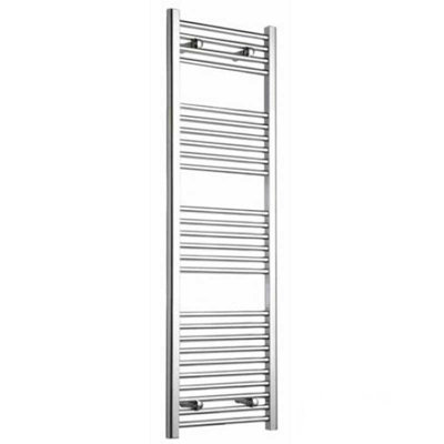 Kartell Chrome Straight 600 X 800 Heated Towel Rail Warmer Radiator Rad 22mm D Rail from B&Q