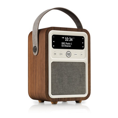 B&Q -  Walnut 'monty' Dab/dab+ Digital & Fm Radio With Bluetooth