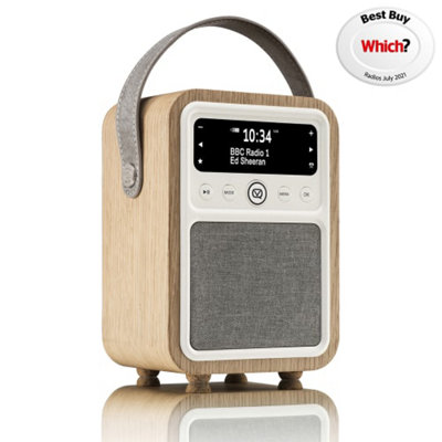 B&Q -  Oak 'monty' Dab/dab+ Digital & Fm Radio With Bluetooth