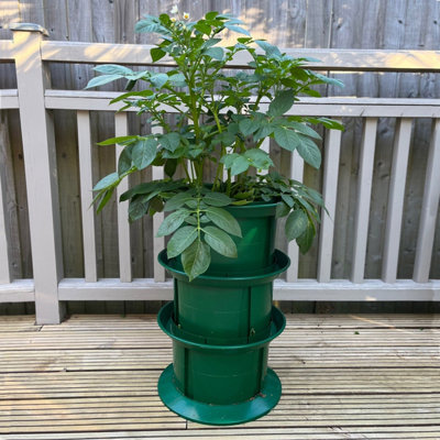 Selections Stacking Platform Potato Growing Planter Pot from B&Q