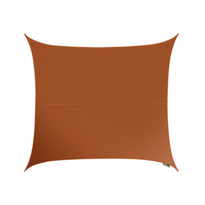 Kookaburra 3.6M Square Waterproof Terracotta Garden Patio Sun Shade Sail Canopy 98% Uv Block With Free Rope from B&Q