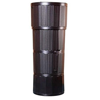 Original Organics 150L Rattan Wicker Effect ButtOak Brown from B&Q