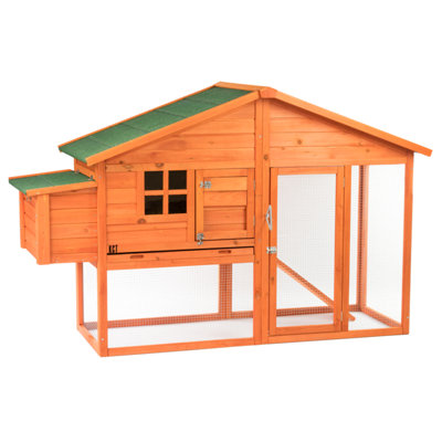 Kct 6Ft Large Chicken Coop And Run With Egg Nest Box Poultry Hen House Bird Ark Cage from B&Q