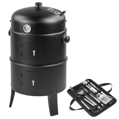 Kct Outdoor Upright Bbq Smoker With Tool Set from B&Q