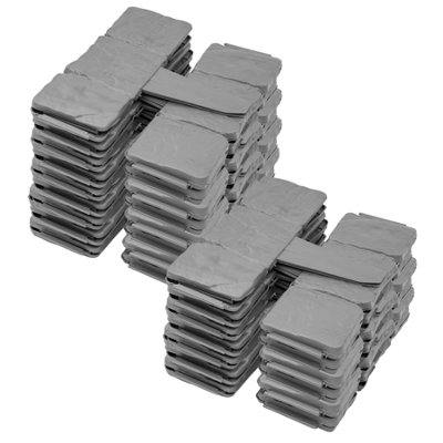 Kct 7 Pack- Stone Slab Garden Lawn Border Edgings70 Pieces Total from B&Q