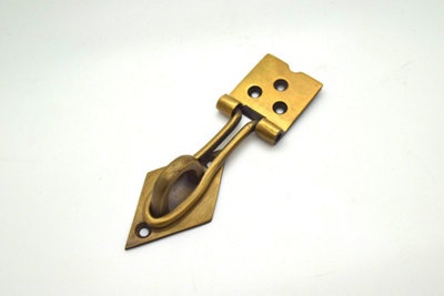 B&Q -  Solid Brass Box Latch For Padlocks