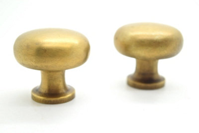 The Foundryman 1.55 Inch Solid Brass Kitchen Pull from B&Q
