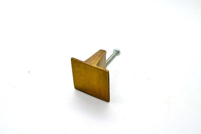 The Foundryman 6 Inch Art Deco Solid Brass Handle from B&Q