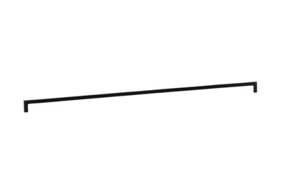 The Foundryman 7.75 Inch Straight Flat Bar Solid Brass Handles With Black Powder Coat from B&Q