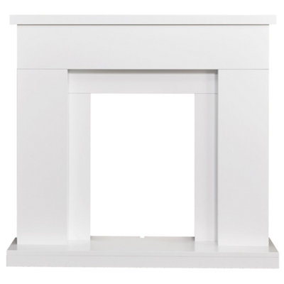 Adam Lomond Fireplace In Pure White39 Inch from B&Q