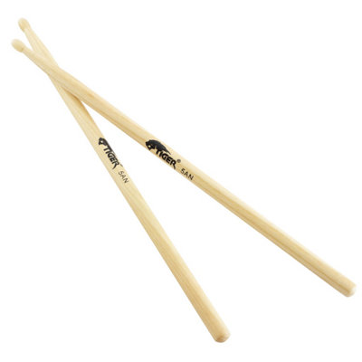 Tiger Music 5A Hickory Drumsticks Nylon Tip - Pair - Neutral - Image 3