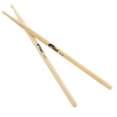 Tiger TDA86-5A Maple Drumsticks with Nylon Tips - 5A - Image 3