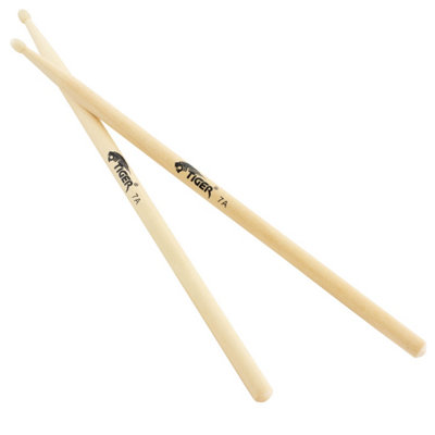 Tiger ‎TDA86-7A Maple Drumsticks with Nylon Tips - 7A - Image 3