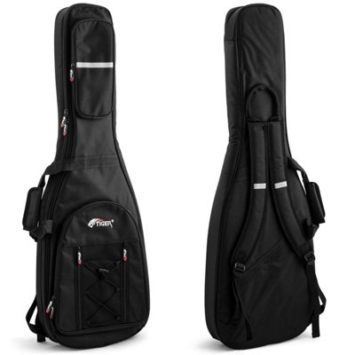 Tiger Music Distribution Ltd Padded Gig Bag For Electric Guitar - Deluxe Case With Handle And Straps