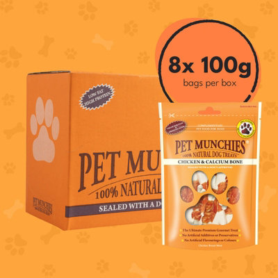 Pet Munchies Chicken And Calcium Bones 100G from B&Q