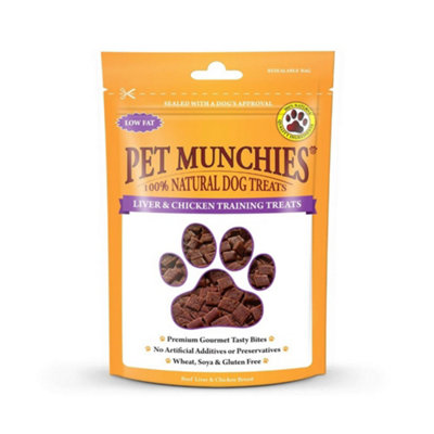 Pet Munchies Liver And Chicken Training Treats 50G X 1 Pack from B&Q