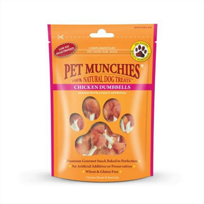 Pet Munchies Chicken Dumbbells 80G1 X PackSingle Pack from B&Q